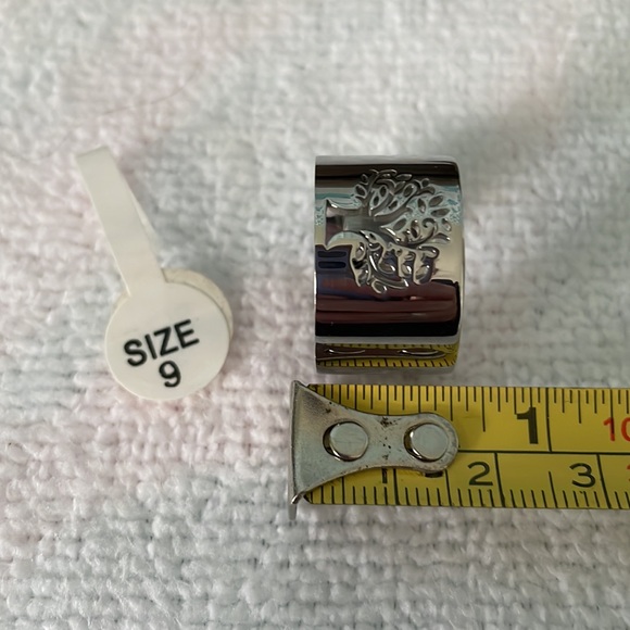 Silver tree ring. - Picture 5 of 5